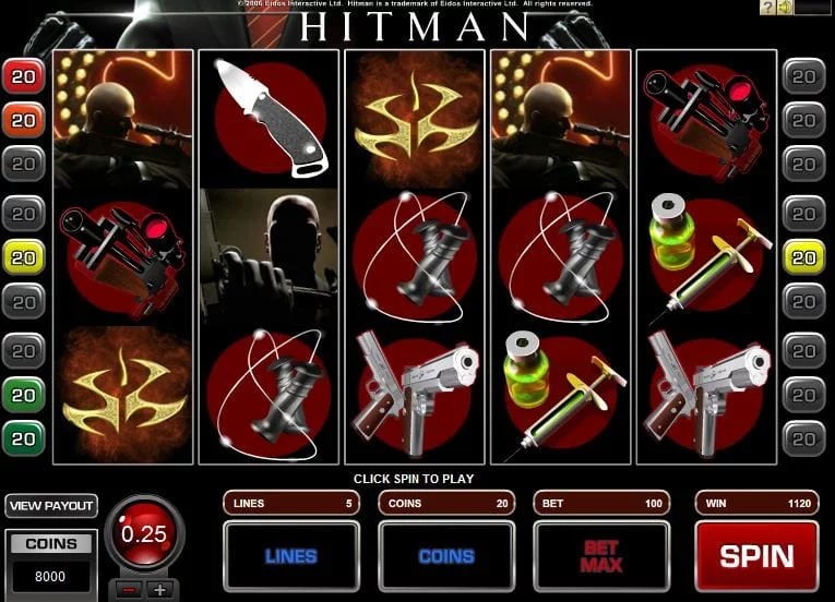 Hitman slot Bonus