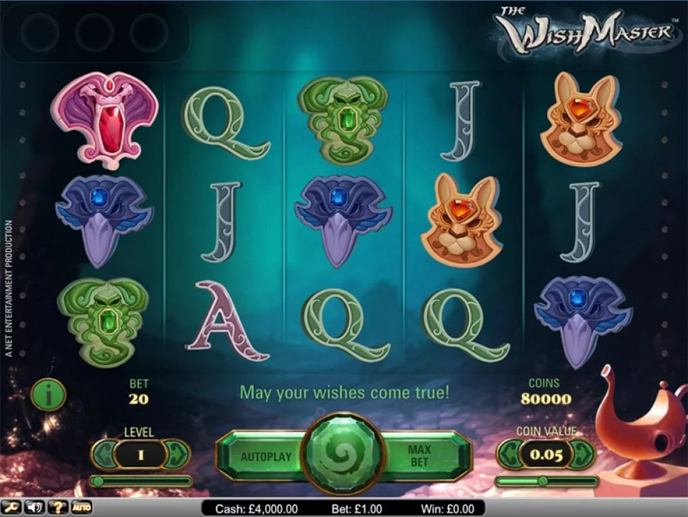 The Wish Master bonus free spins