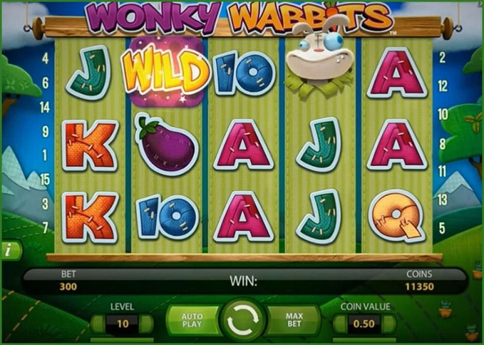 Wonky Wabbits pokie bonus free spins