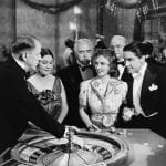 vintage photo of people playing roulette in the 1940s